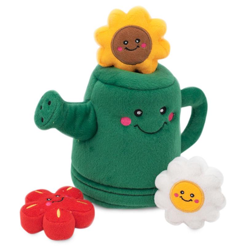 Zippy Paws Interactive Dog Toy Watering Can 3 Flowers