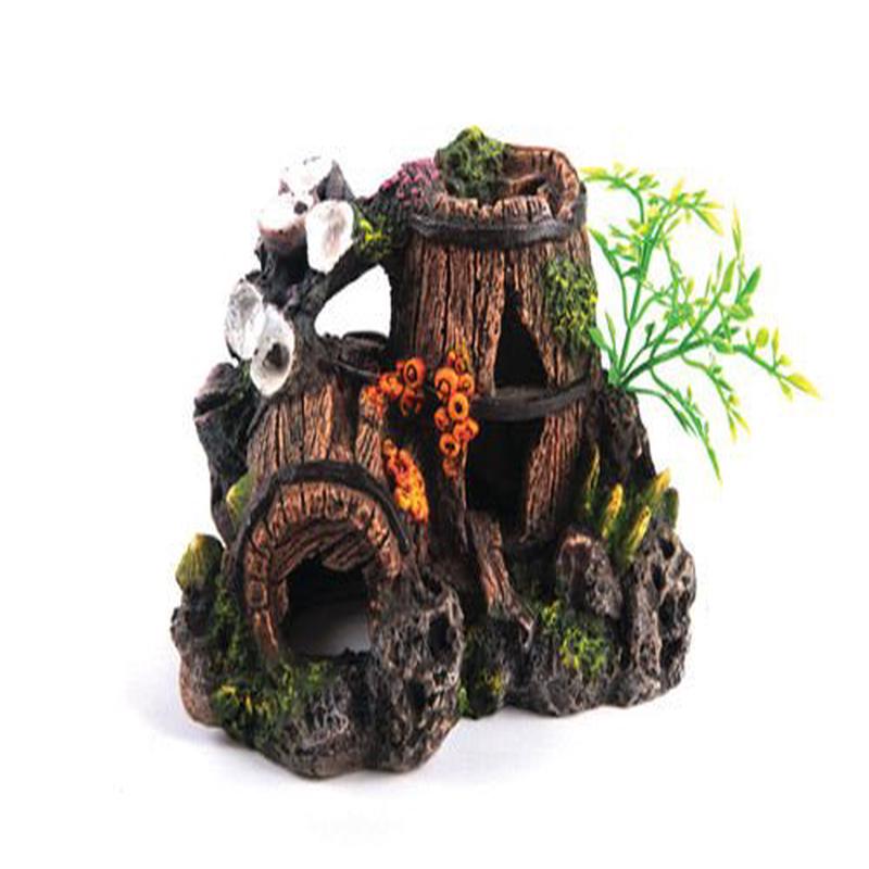 Kazoo Barrel with Plants Small 165mm