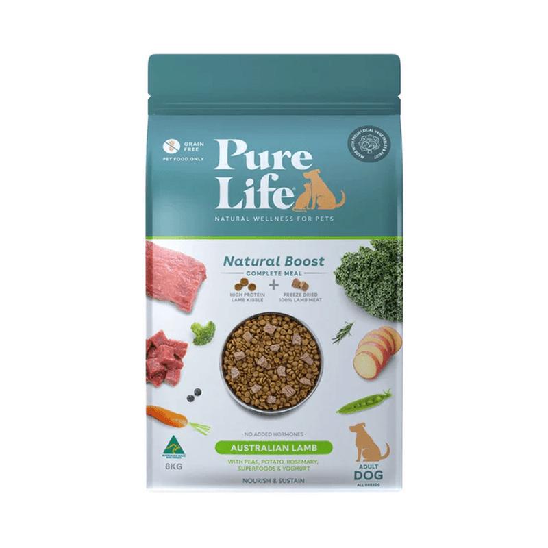 Pure Life Natural Boost Lamb Grain Free Freeze Dried Adult Dog Food