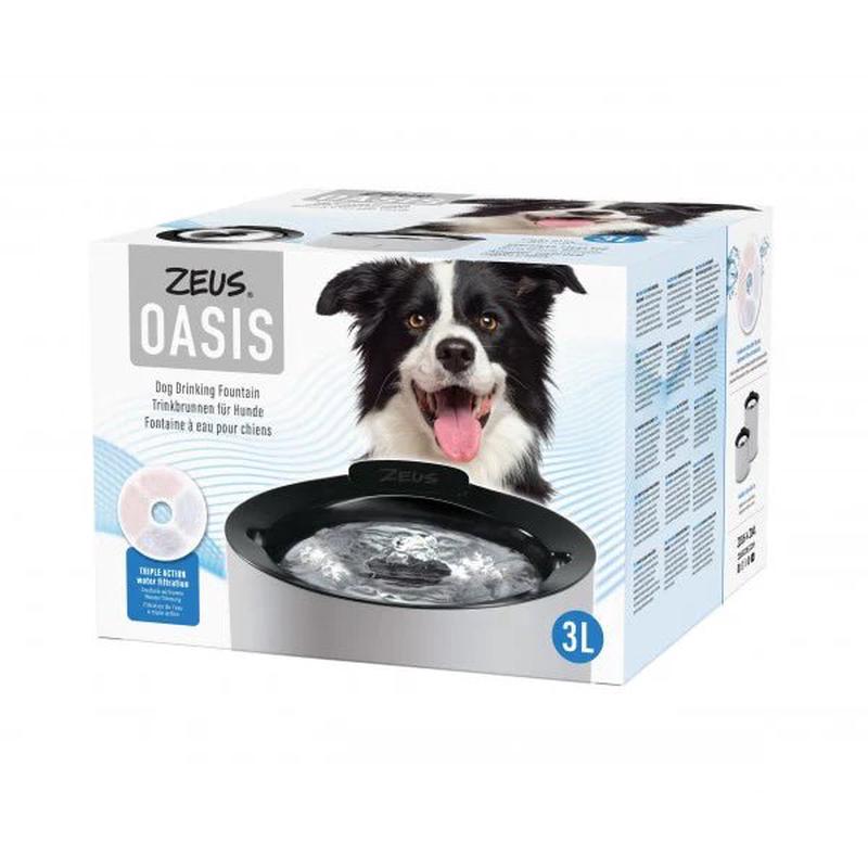 Zeus Oasis Dog Drinking Fountain 3 Litre