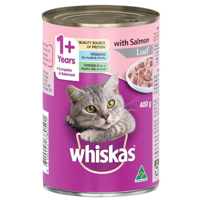 Whiskas Wet Cat Food Salmon Casserole 400g