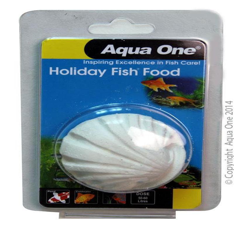 Aqua One Holiday Fish Food 40g Block