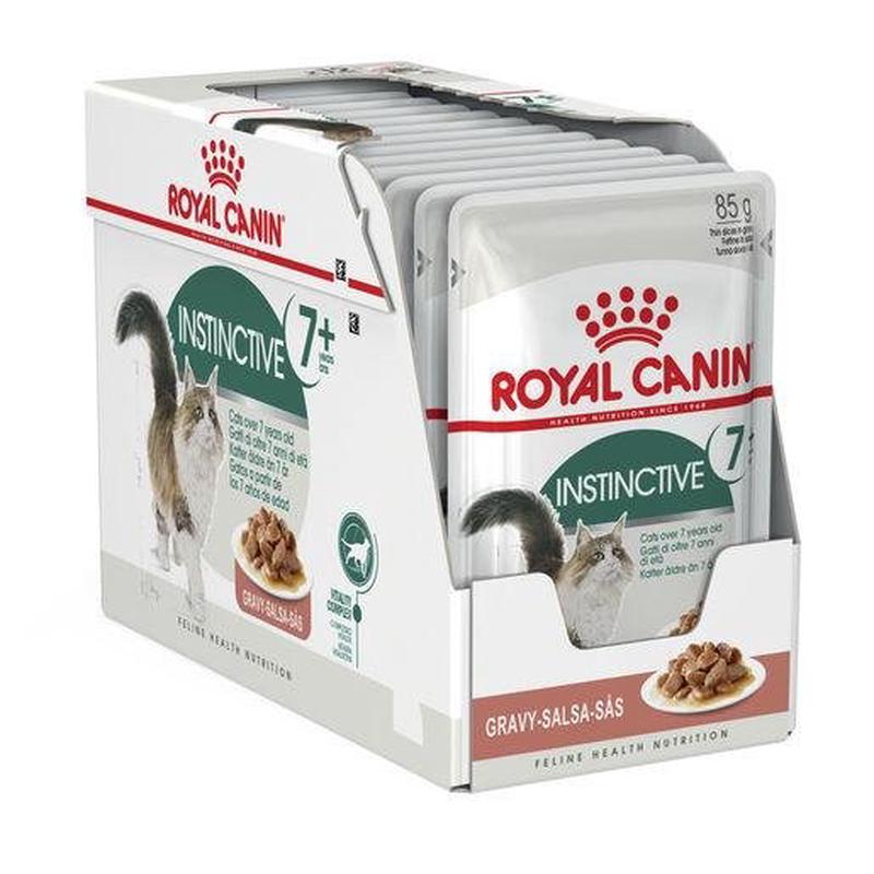 Royal Canin Wet Cat Food Instinctive 7+ Gravy 12x85g