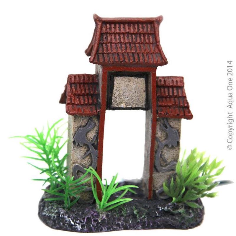 Aqua One Betta Square Column Arch With Roof 10cm