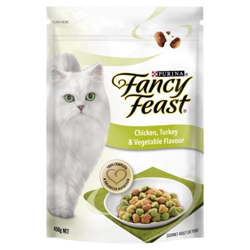 Fancy Feast Dry 450g Chick, Turk, Veg