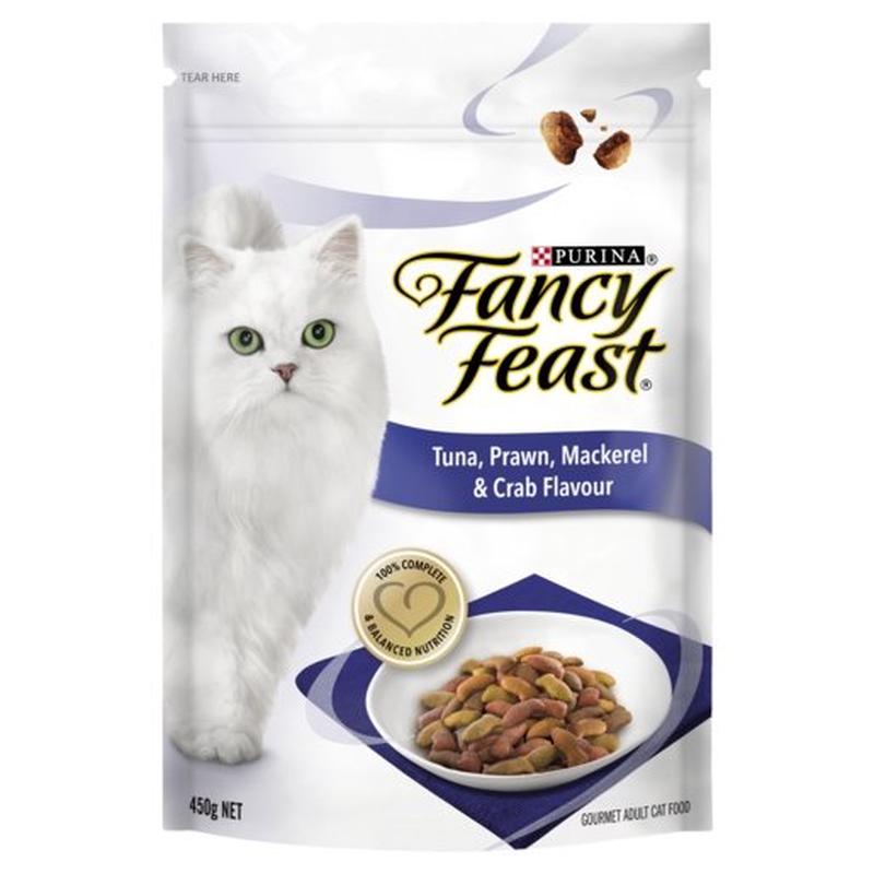 Fancy Feast Dry 450g Tuna Prawn Crab