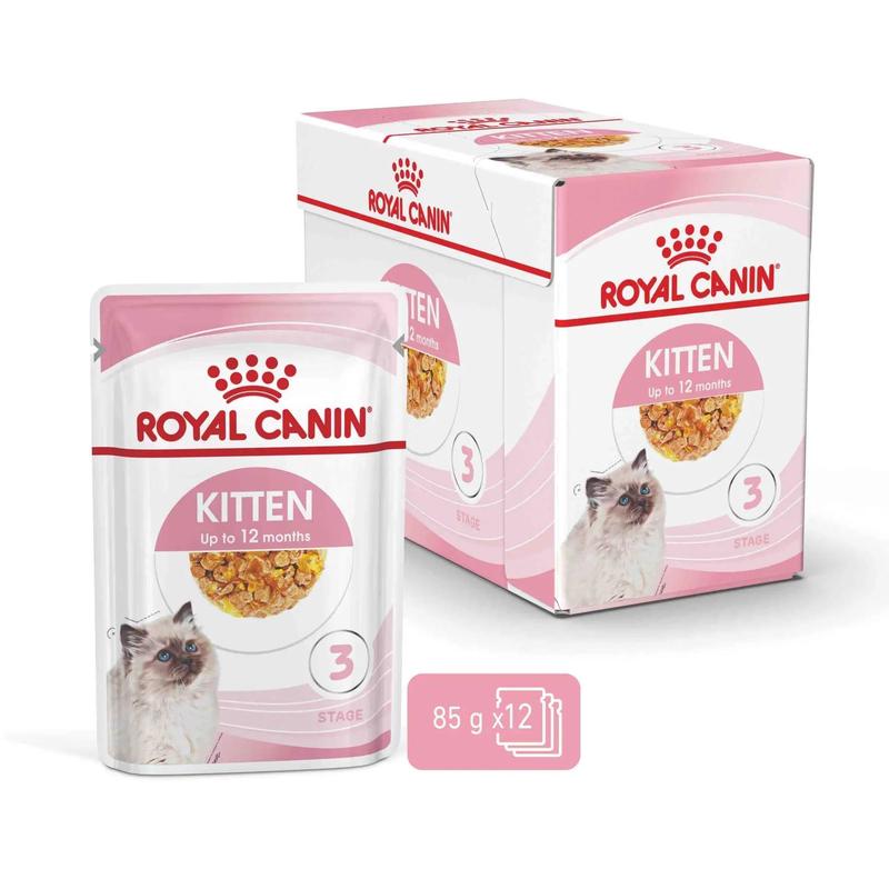 Royal Canin Wet Cat Food Kitten Jelly 12x85g