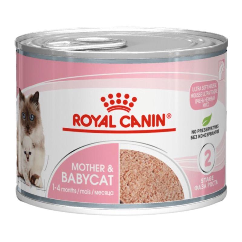 Royal Canin Wet Cat Food Mother and Babycat can 195g