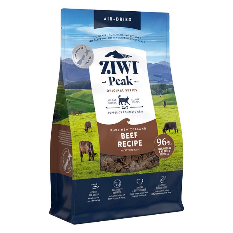 Ziwi Peak Air Dried Dry Cat Food Beef 400g