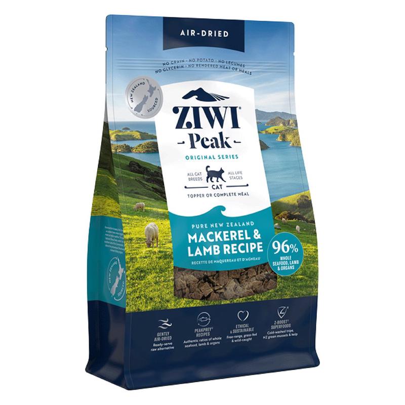 Ziwi Peak Air Dried Dry Cat Food Mackerel & Lamb 400g