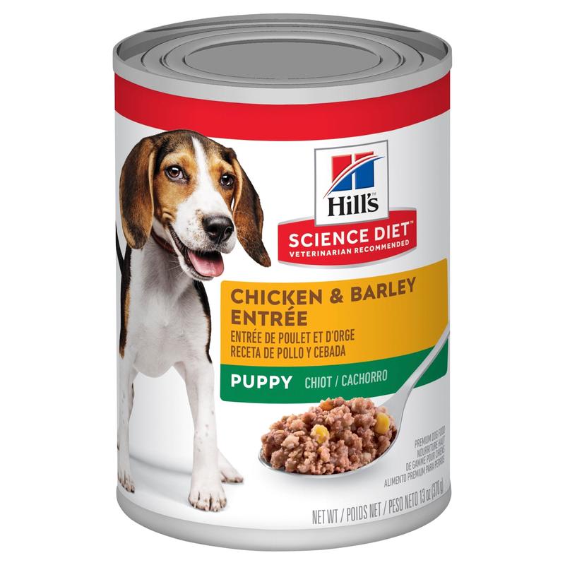 Hill's Science Diet Puppy Chicken & Barley Entre Canned Dog Food 370g