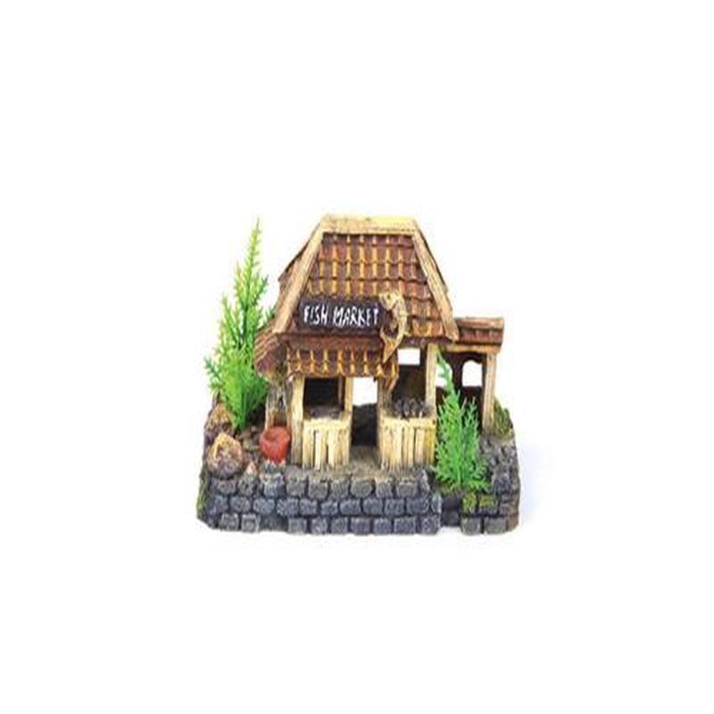 Kazoo Fish Market Hut With Plants Medium
