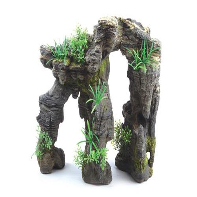 Kazoo Greystone Arch With Plant Large