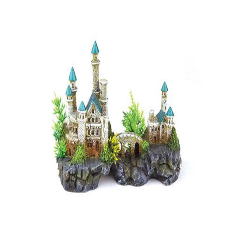 Kazoo Mountain Castle With Plants Small
