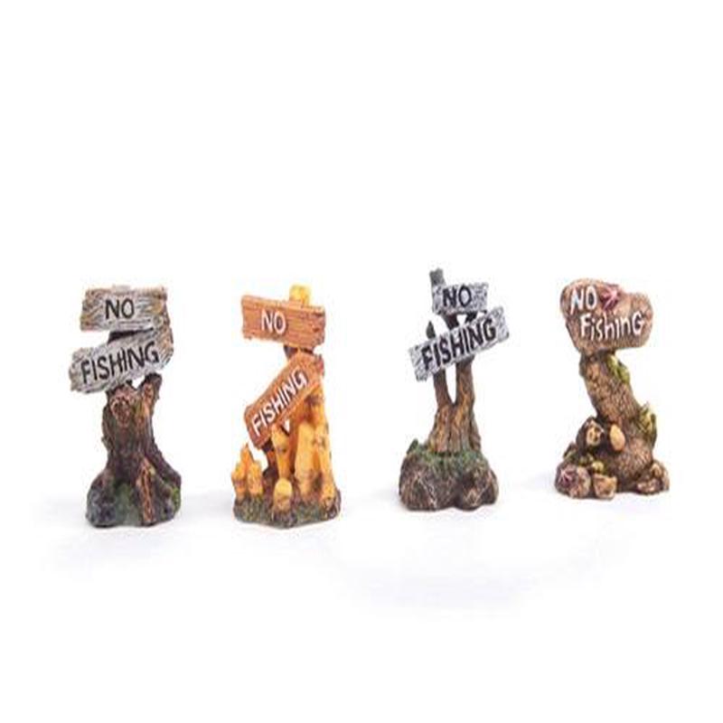 Kazoo No Fishing Sign Assorted Small