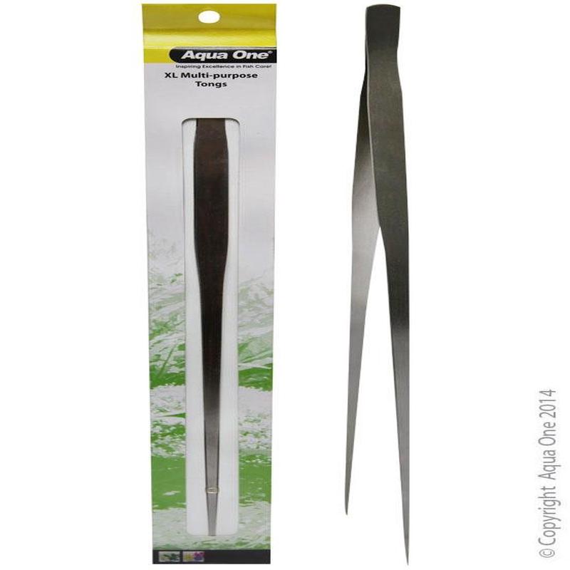 Reptile One Multi Purpose Tongs XL 48cm Stainless Steel