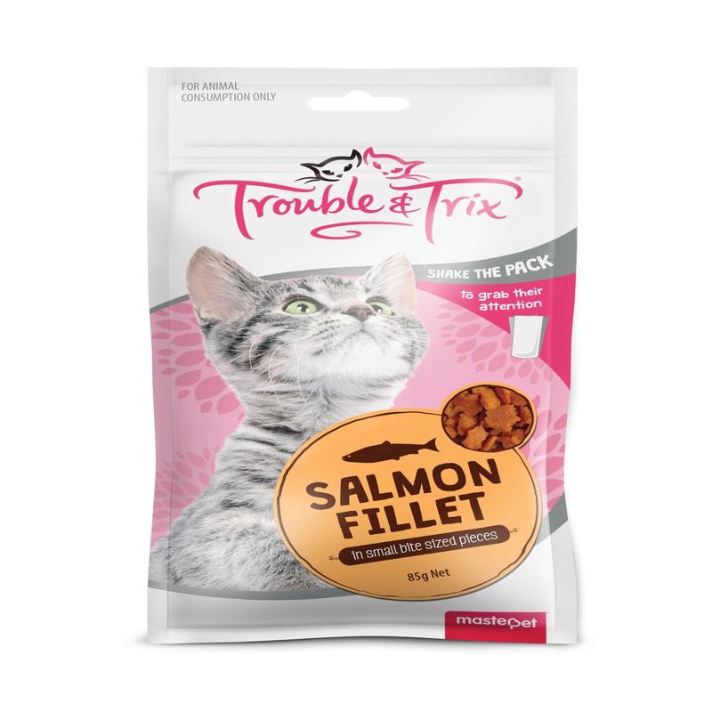 Trouble & Trix Cat Treats Salmon Fillets 70g ZZZ