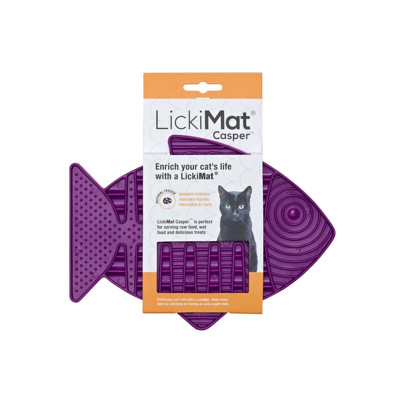LickiMat Cat Casper Slow Feeder Mat