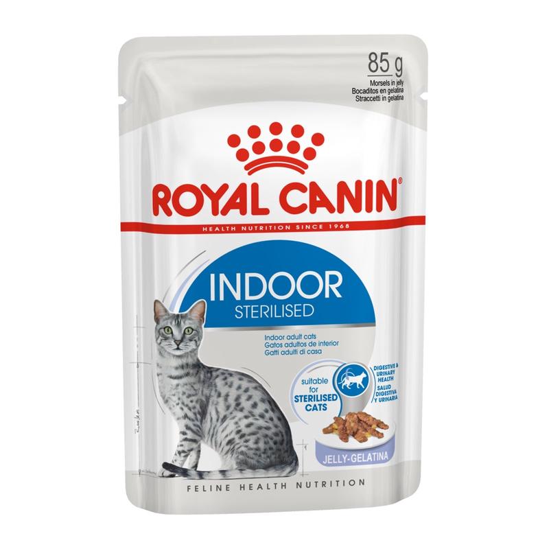 Royal Canin Wet Cat Food Indoor Sterilised Jelly 85g