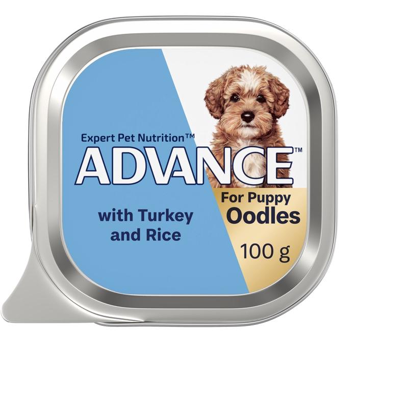 Advance Wet Dog Food Puppy Oodles Turkey and Rice 100g