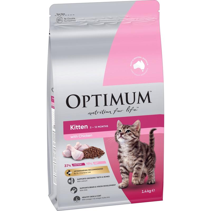 Optimum Dry Cat Food Kitten 1.4kg
