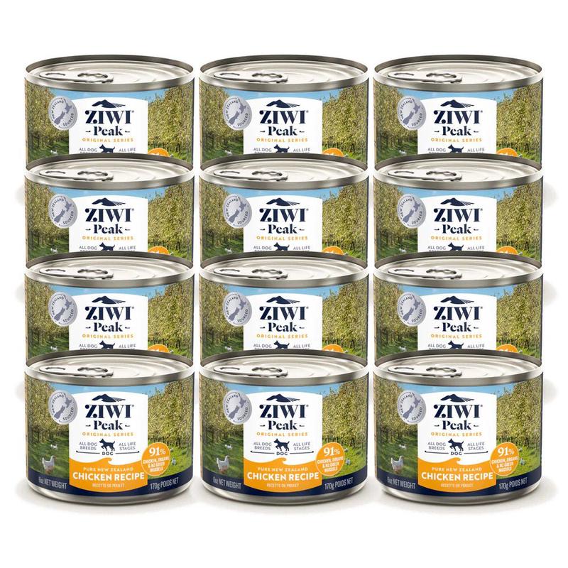 Ziwi Peak Wet Dog Food Chicken Recipe 12x170g