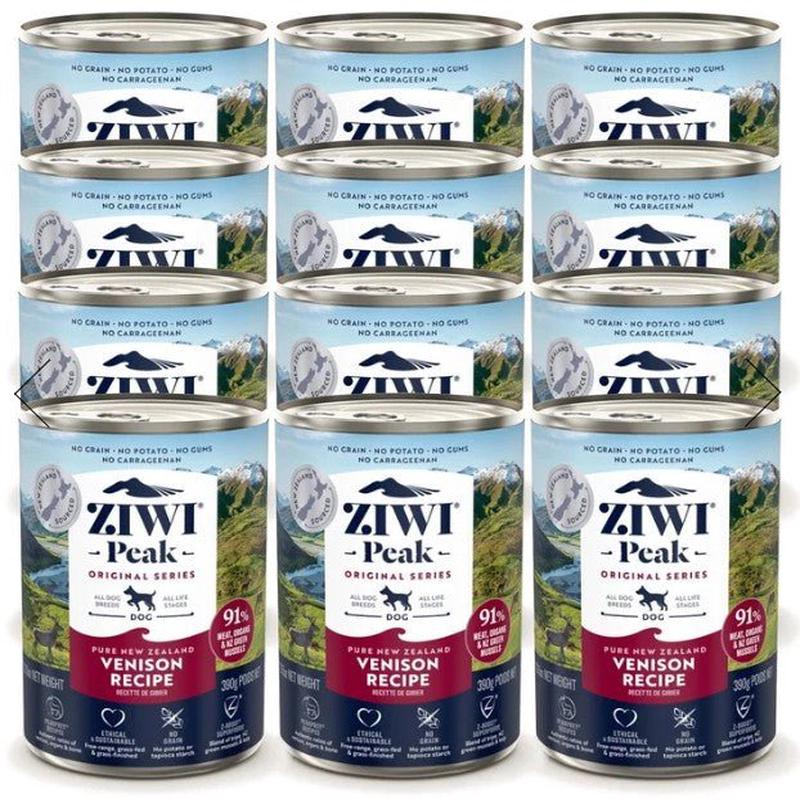 Ziwi Peak Wet Dog Food Venison Dog 12x390g