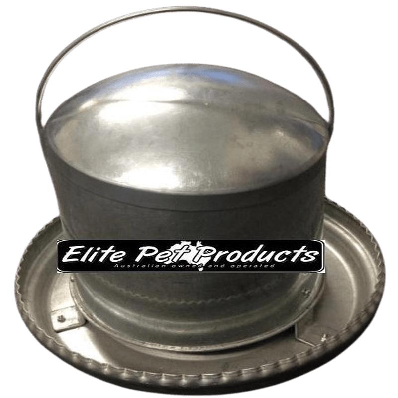 Elite Pet Metal Poultry Feeder with Handle 9kg