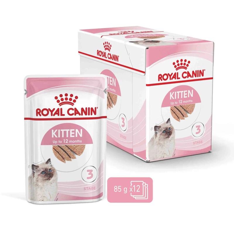 Royal Canin Wet Cat Food Kitten Loaf 12x85g