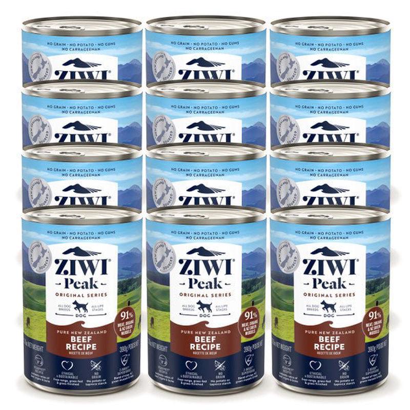Ziwi Peak Wet Dog Food Beef 12x390g