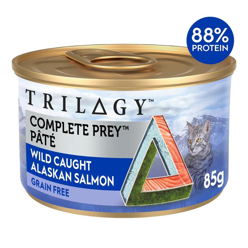 Trilogy Complete Wet Cat Food Prey Pate Salmon 85g