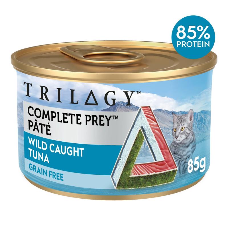 Trilogy Complete Wet Cat Food Prey Pate Tuna 24x85g