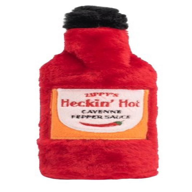 Zippy Paws Hot Sauce Crusherz Crunch Dog Toy Heckin Hot