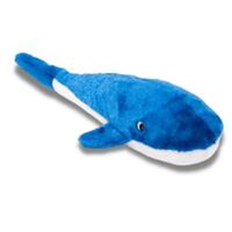 Zippy Paws Plush Squeaky Jigglerz Dog Toy Blue Whale