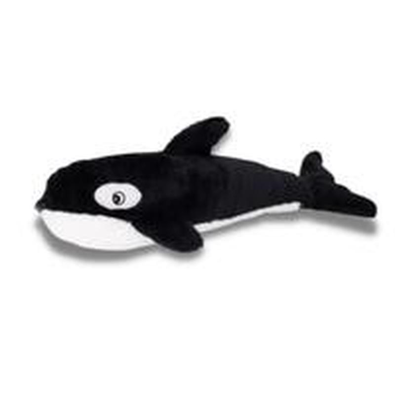 Zippy Paws Plush Squeaky Jigglerz Dog Toy Killer Whale