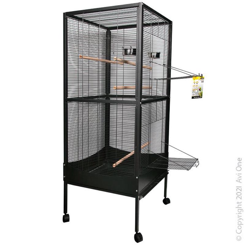 Parrot Cage 222 Black Avi One