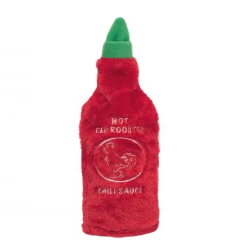Zippy Paws Hot Sauce Crusherz Crunch Dog Toy Red Rooster
