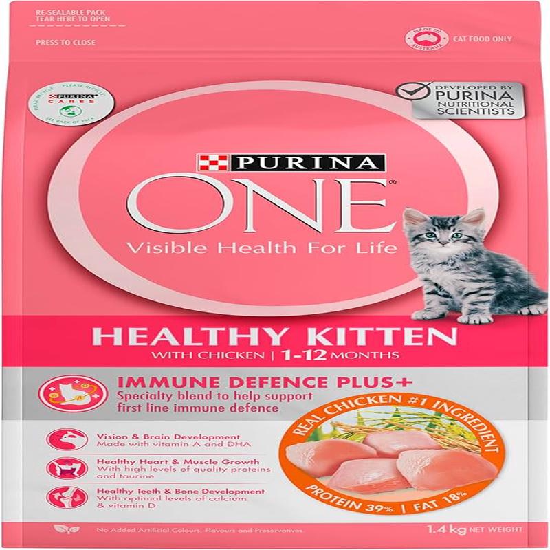 Purina ONE Dry Cat Food Kitten Chicken 1.4kg
