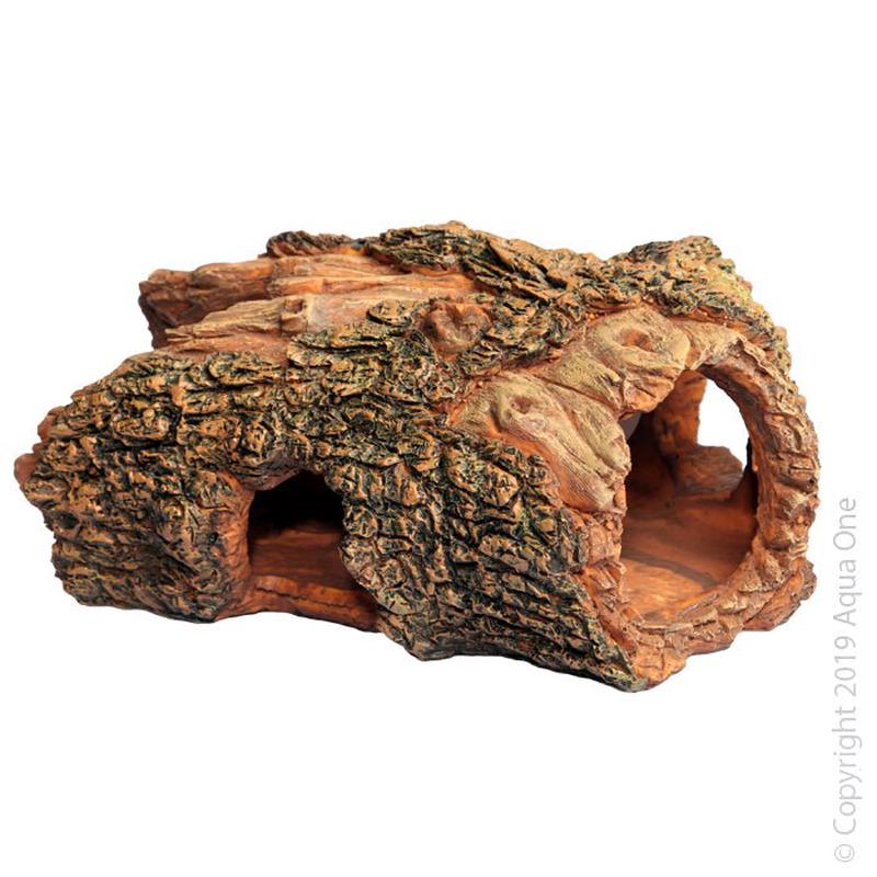Aqua One Ornament Hollow Log