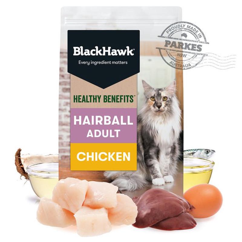 Black Hawk Healthy Benefits Dry Cat Food Hairball