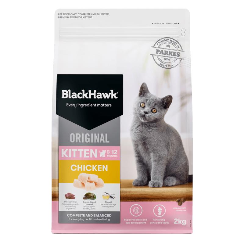 Black Hawk Dry Cat Food Kitten Chicken