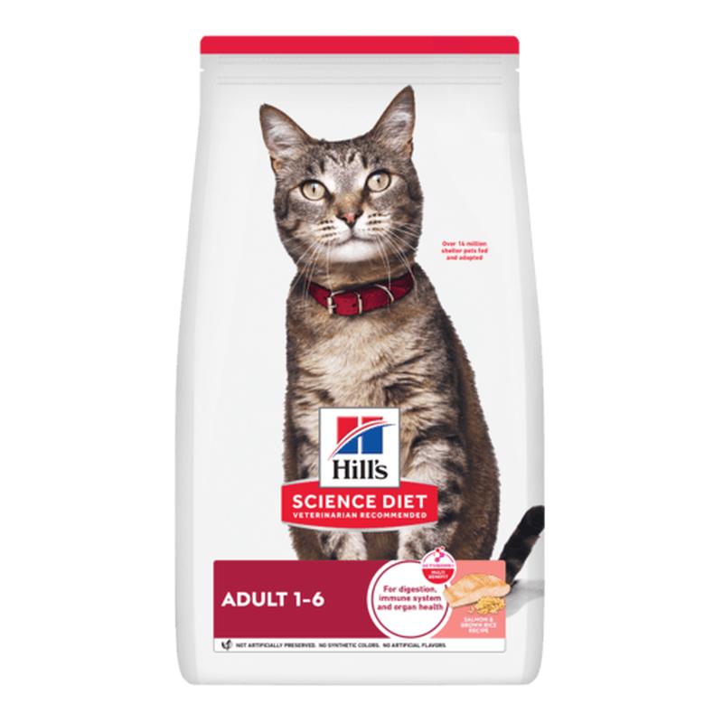 Hill's Science Diet Adult Sensitive Stomach and Skin Salmon Dry Cat Food 2.9kg